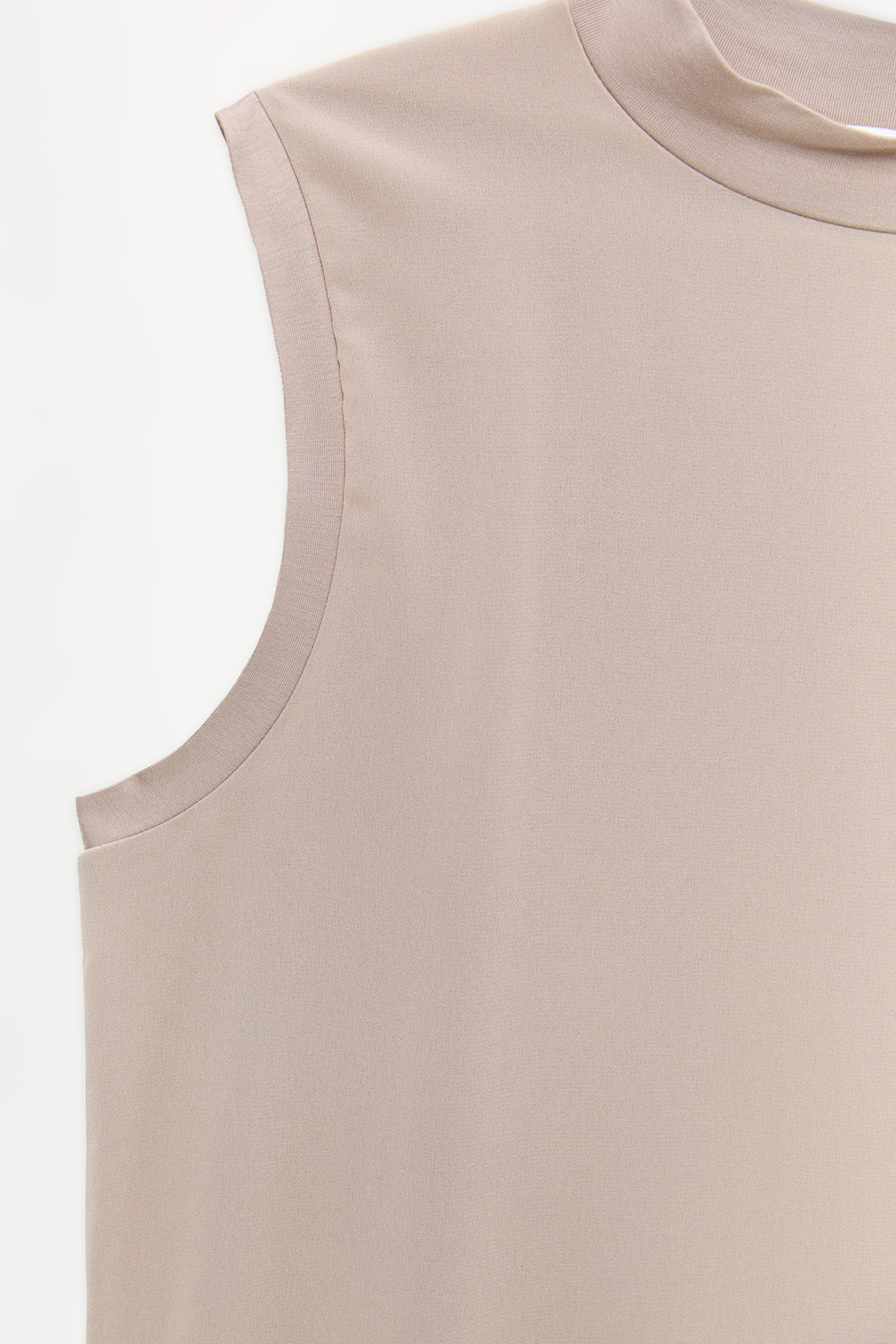 Sıfır Kollu Şifonlu Basic Tunik, Tesettür Giyim