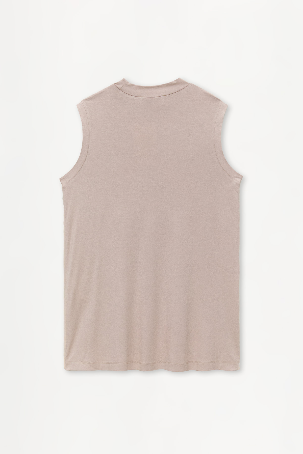 Sıfır Kollu Şifonlu Basic Tunik, Tesettür Giyim