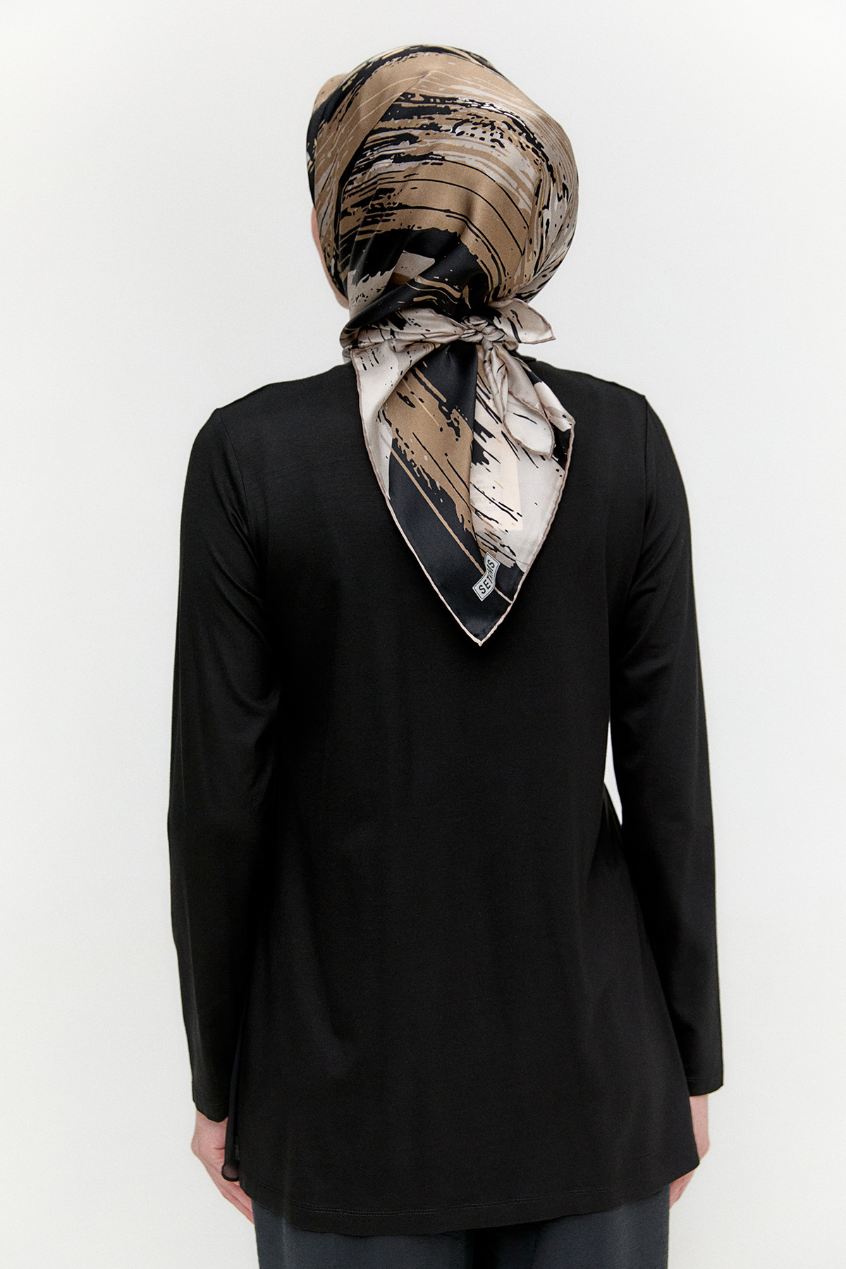 Şifon Parçalı Basic Tunik, Tesettür Giyim