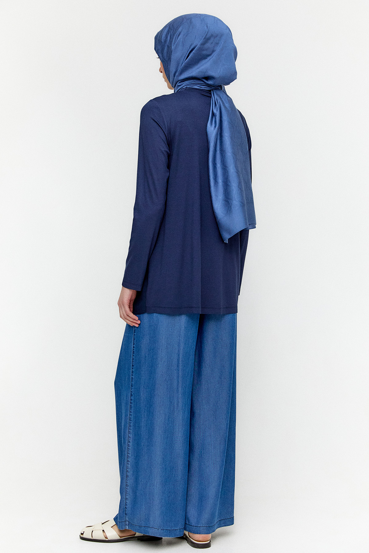 Şifon Parçalı Basic Tunik, Tesettür Giyim