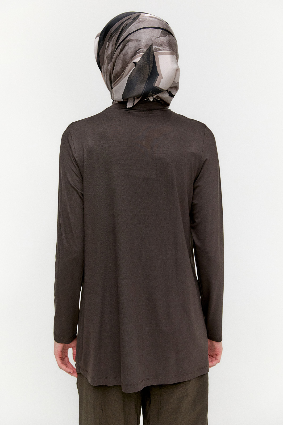 Şifon Parçalı Basic Tunik, Tesettür Giyim