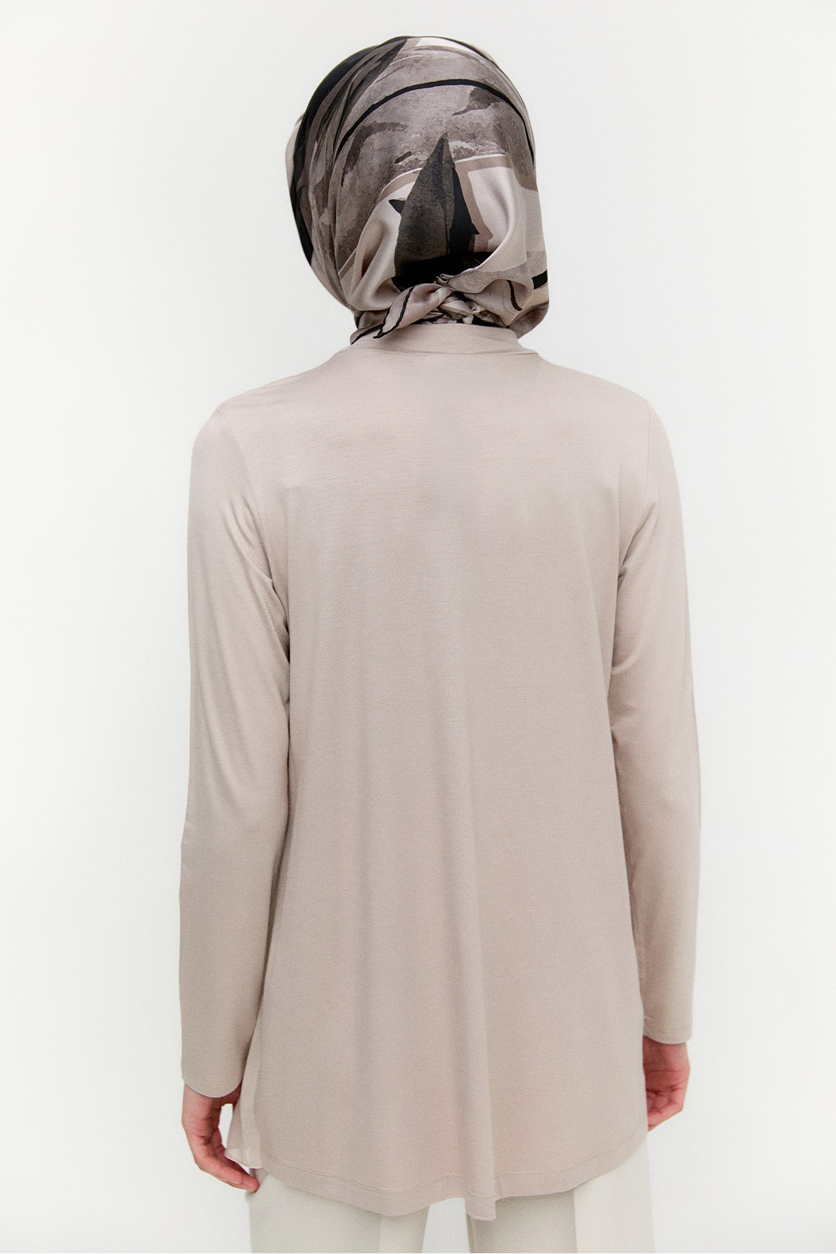 Şifon Parçalı Basic Tunik, Tesettür Giyim