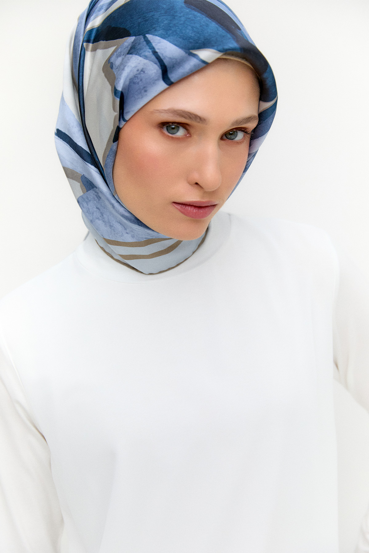 Şifon Parçalı Basic Tunik, Tesettür Giyim