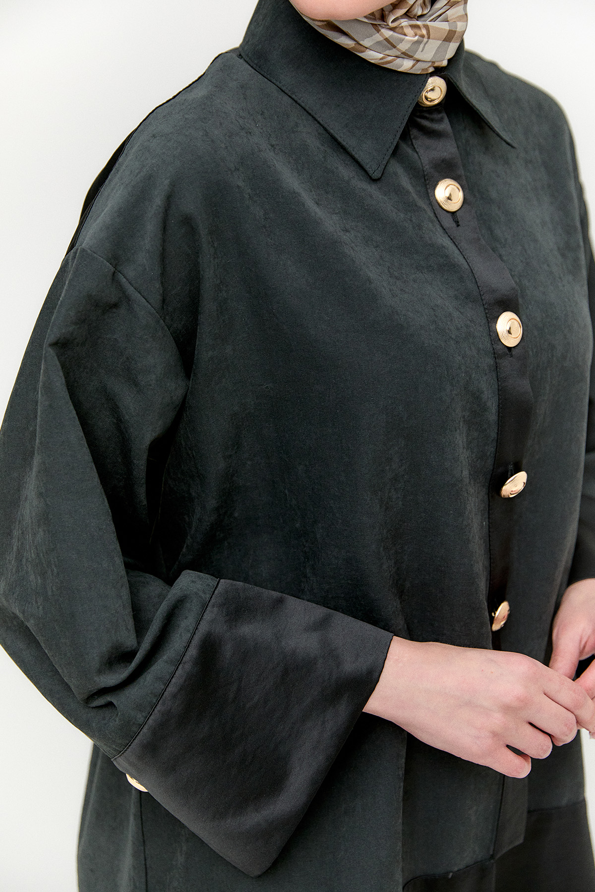 Lyocell Oversize Tunik, Tesettür Giyim