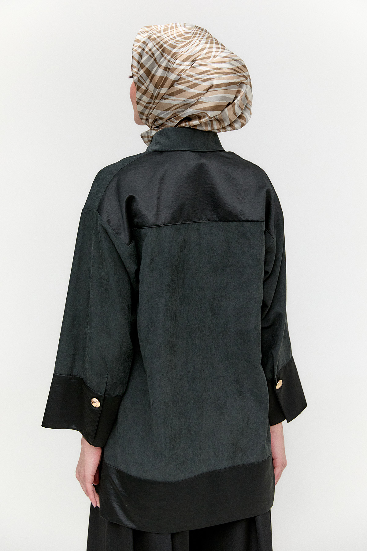 Lyocell Oversize Tunik, Tesettür Giyim