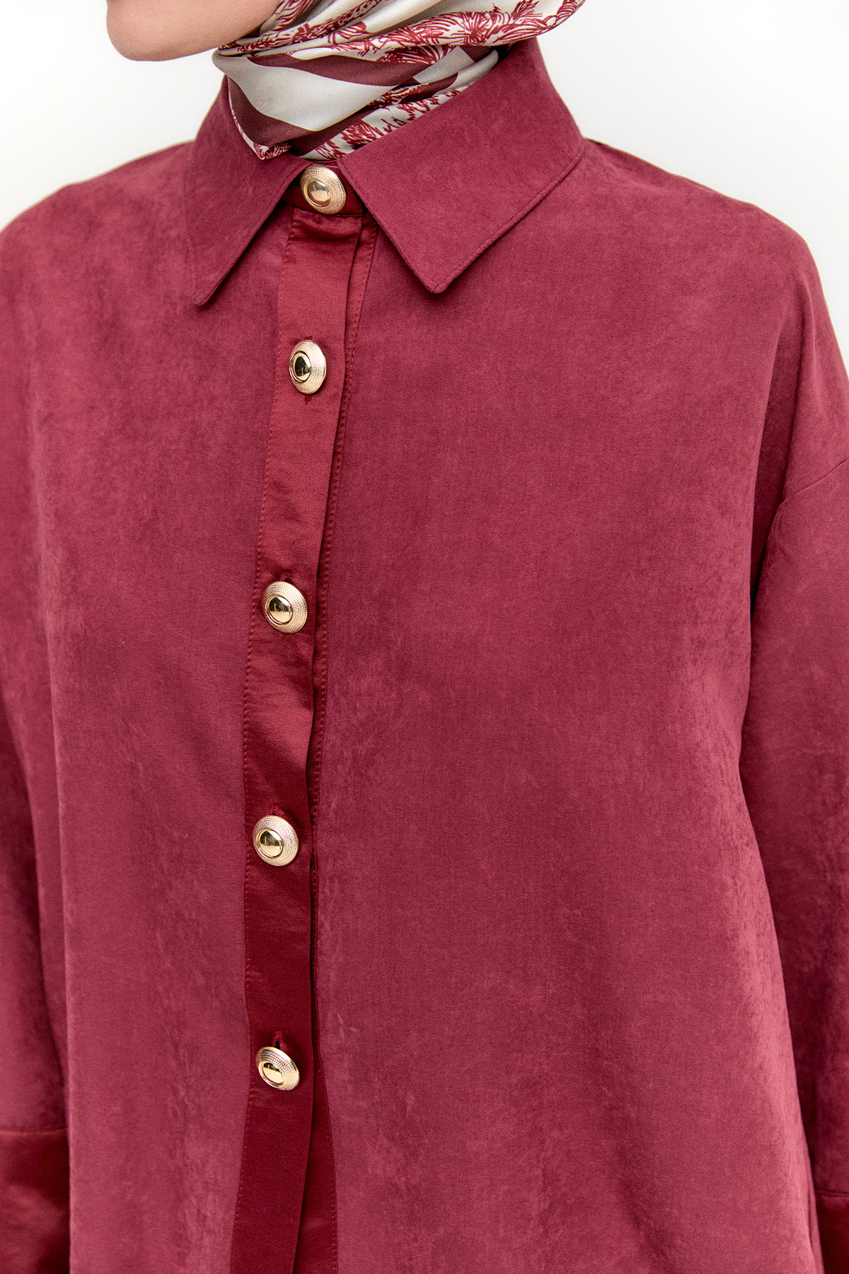 Lyocell Oversize Tunik, Tesettür Giyim