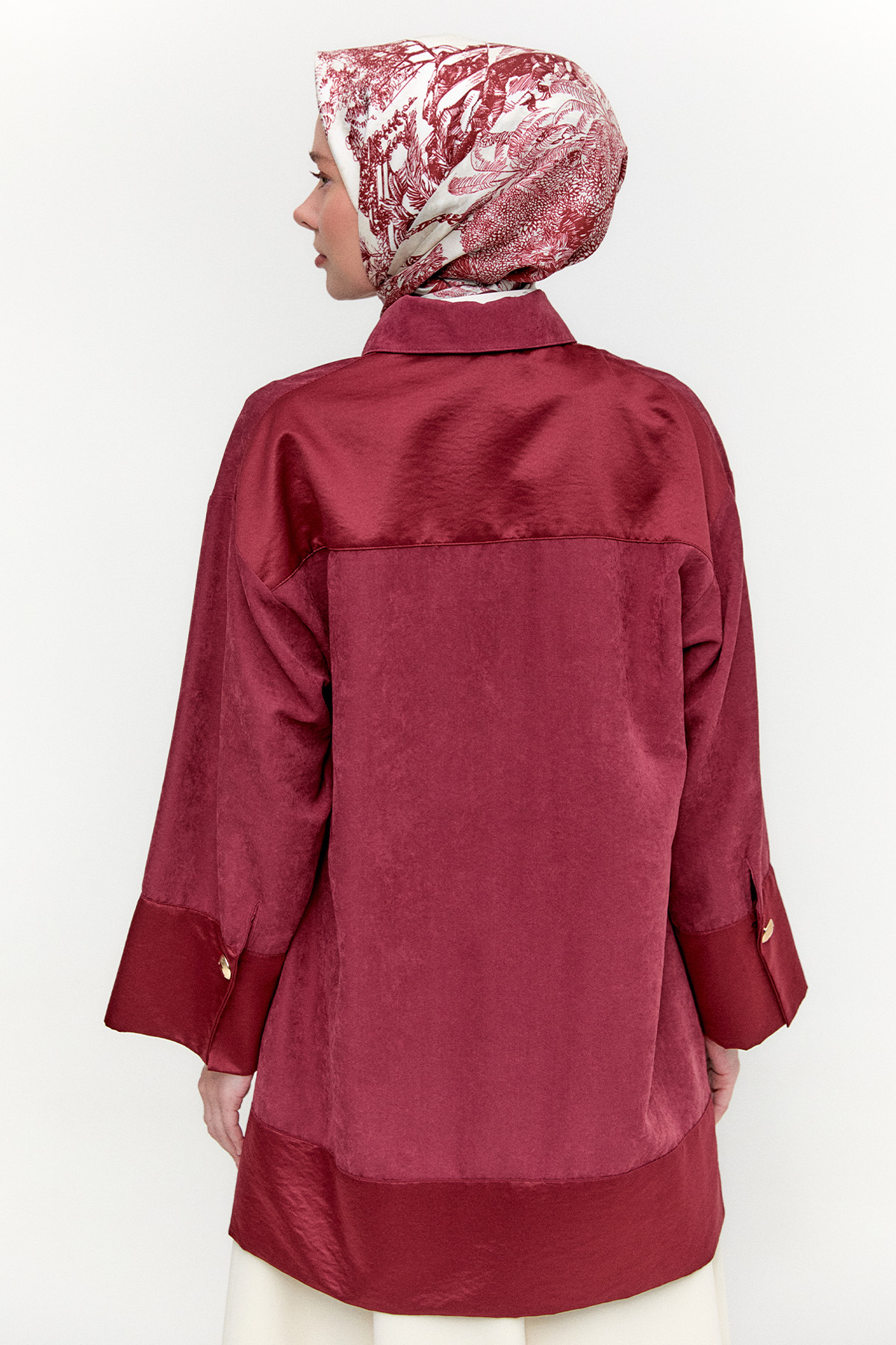 Lyocell Oversize Tunik, Tesettür Giyim