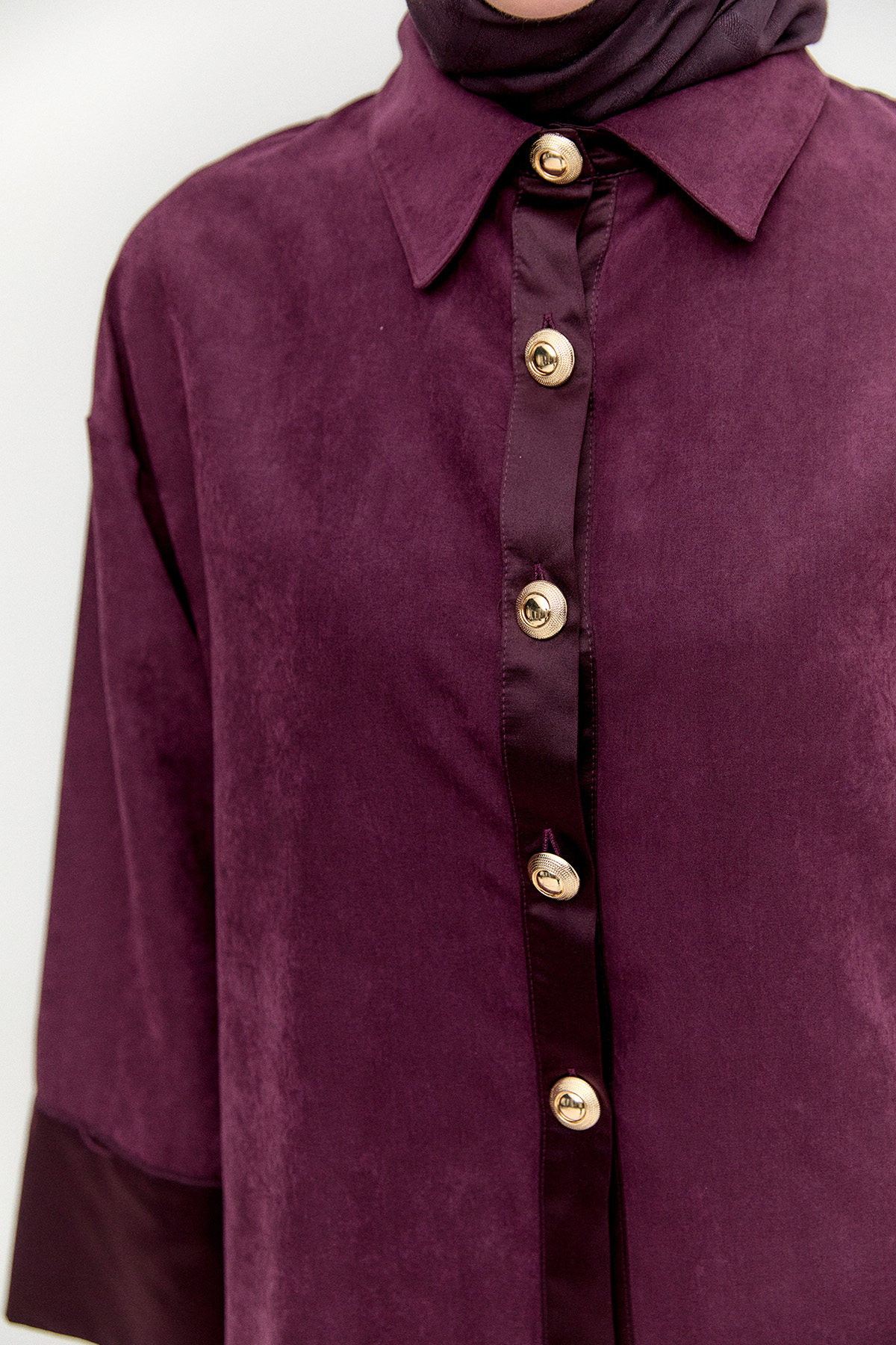 Lyocell Oversize Tunik, Tesettür Giyim