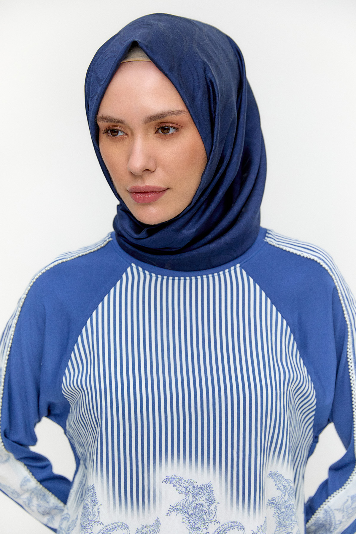 Desenli Reglan Tunik, Tesettür Giyim