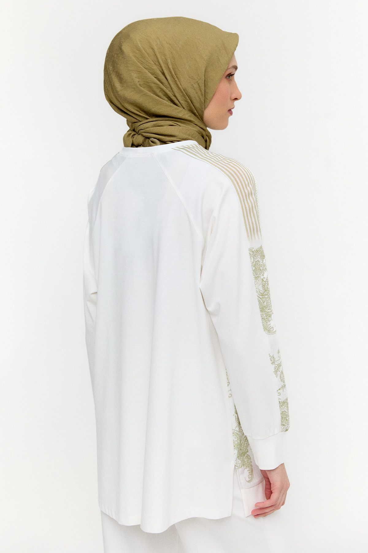 Desenli Reglan Tunik, Tesettür Giyim