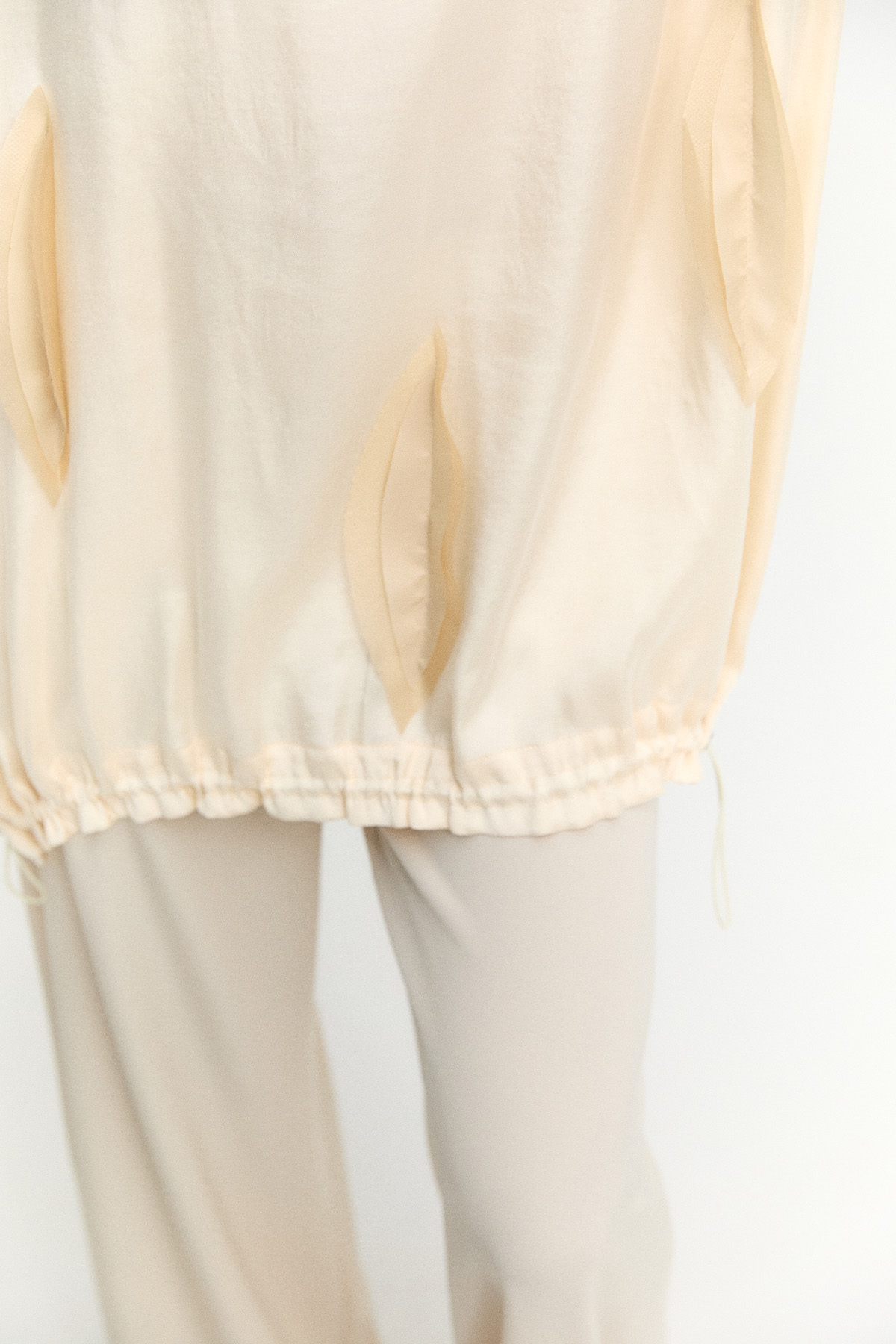 Yaprak Aplikeli Cupra Tunik, Tesettür Giyim