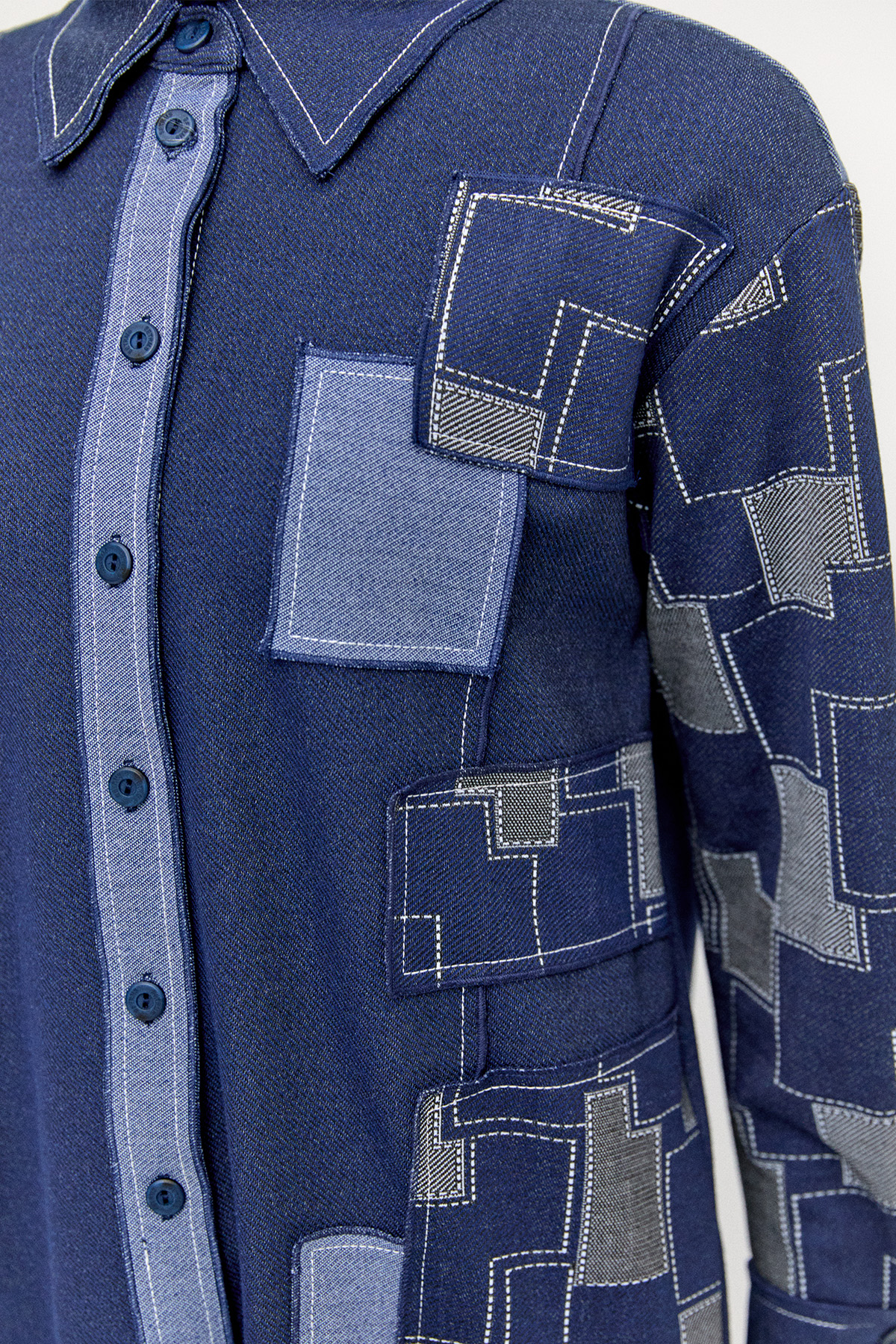 Blok Desenli Tunik, Tesettür Giyim