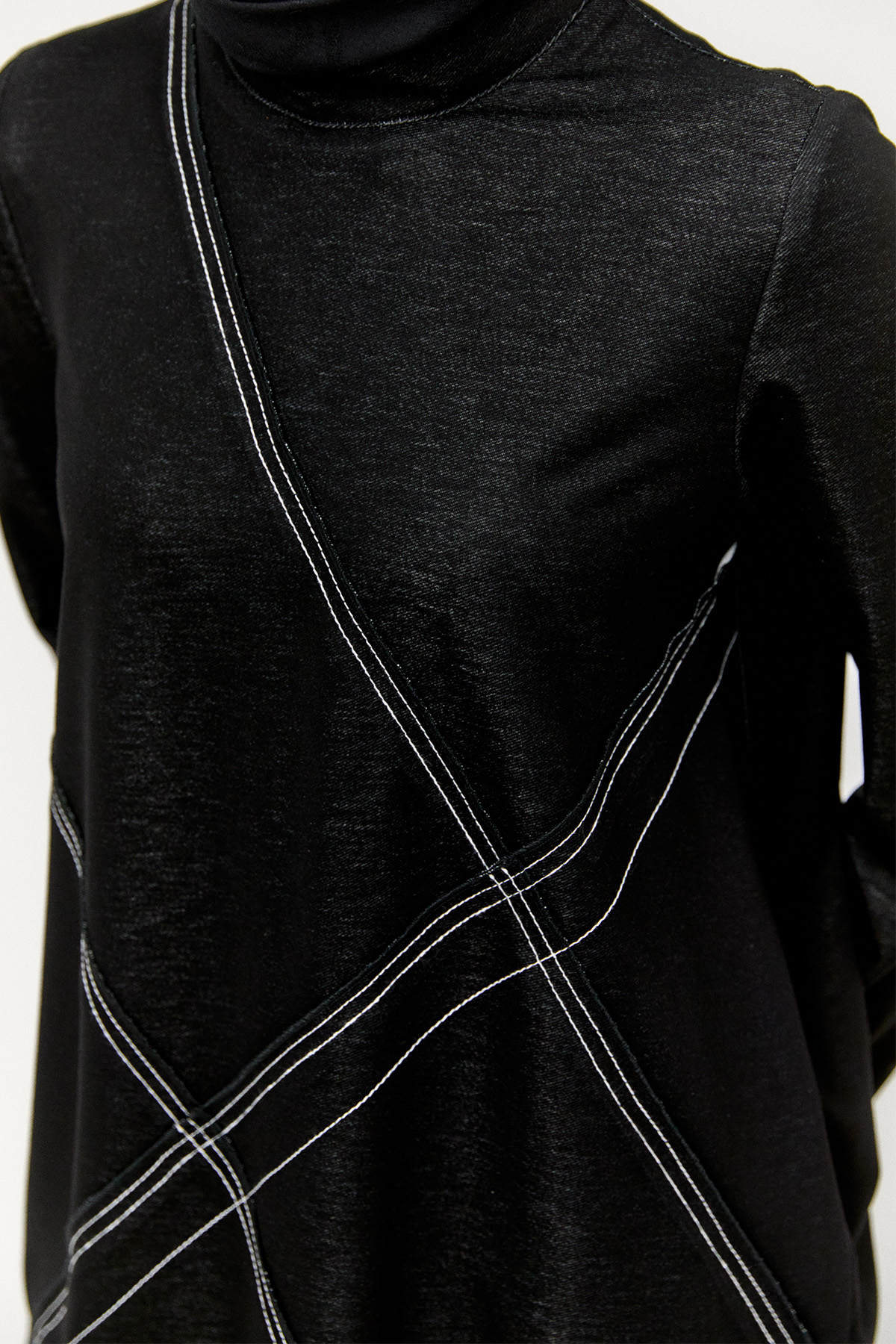 Spor Dikişli Fermuarlı Tunik, Tesettür Giyim