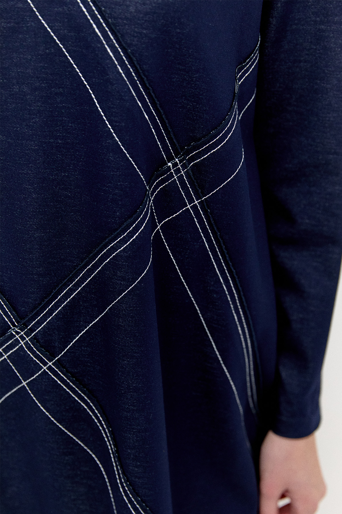 Spor Dikişli Fermuarlı Tunik, Tesettür Giyim