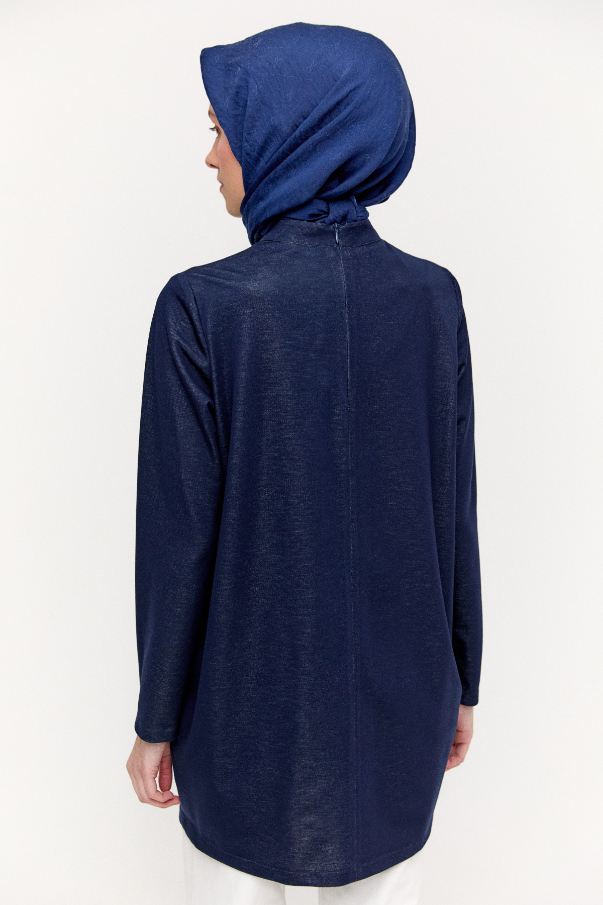 Spor Dikişli Fermuarlı Tunik, Tesettür Giyim