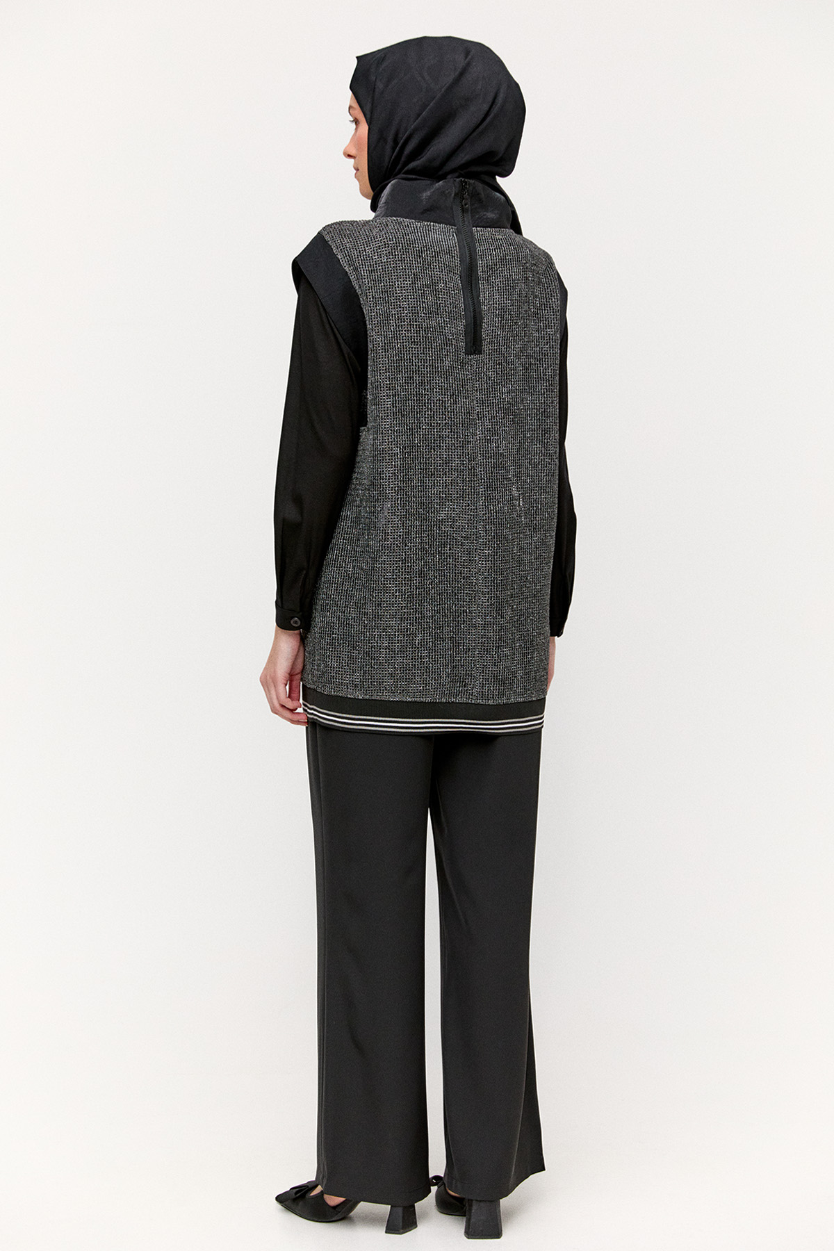 File Süveterli İkili Tunik, Tesettür Giyim