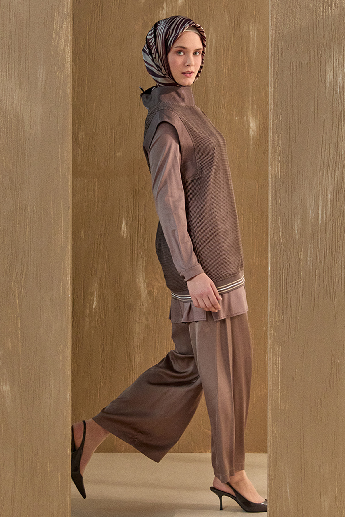 File Süveterli İkili Tunik, Tesettür Giyim