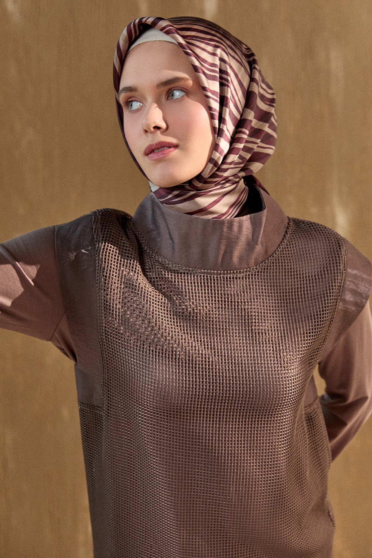 File Süveterli İkili Tunik, Tesettür Giyim