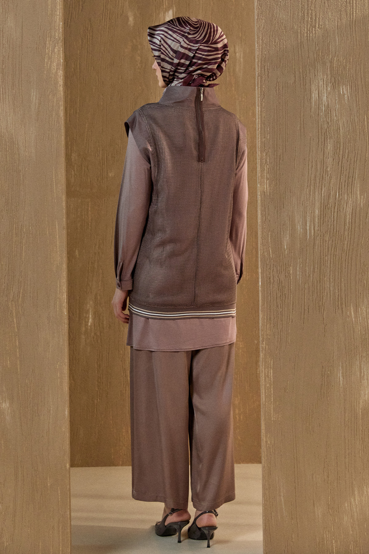 File Süveterli İkili Tunik, Tesettür Giyim