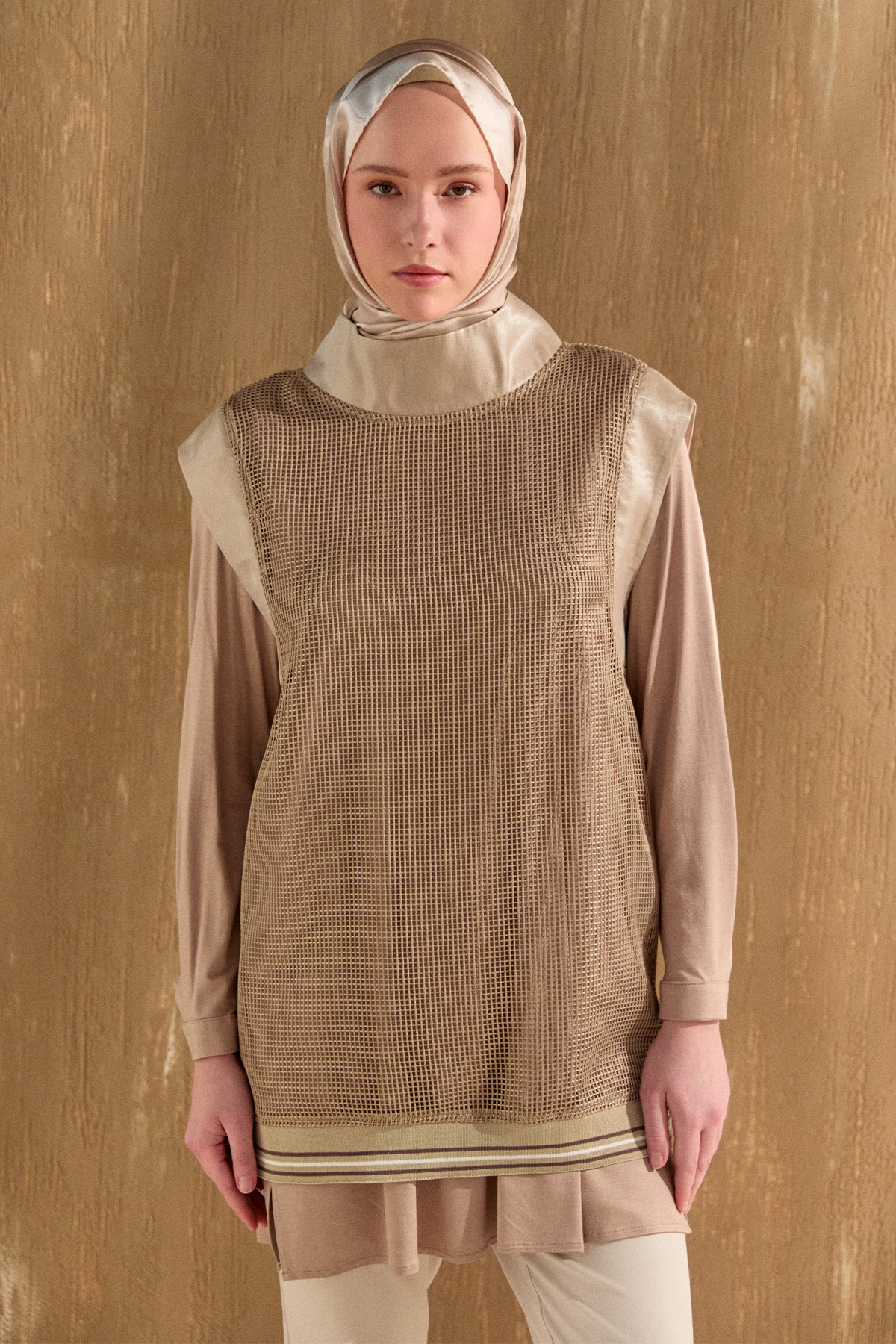 File Süveterli İkili Tunik, Tesettür Giyim