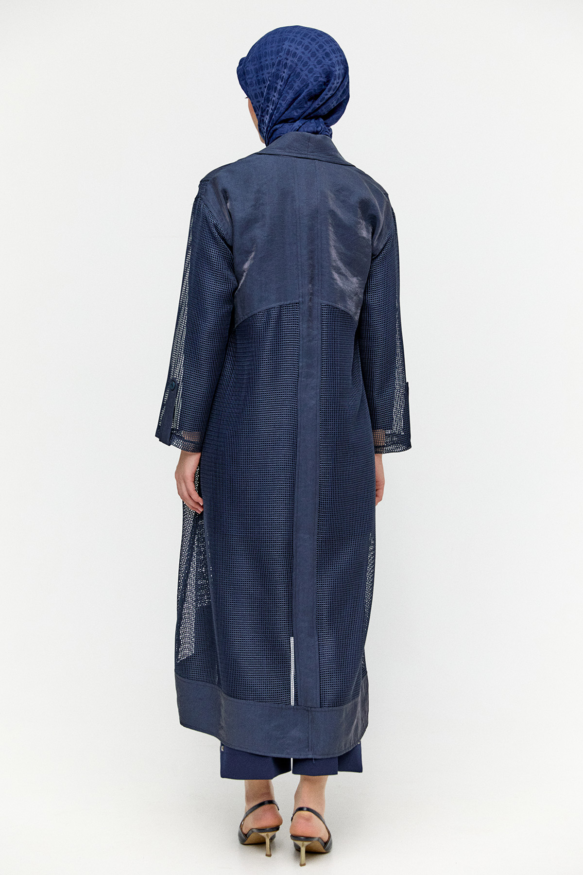 File Kombinli Jakarlı Twinset, Tesettür Giyim