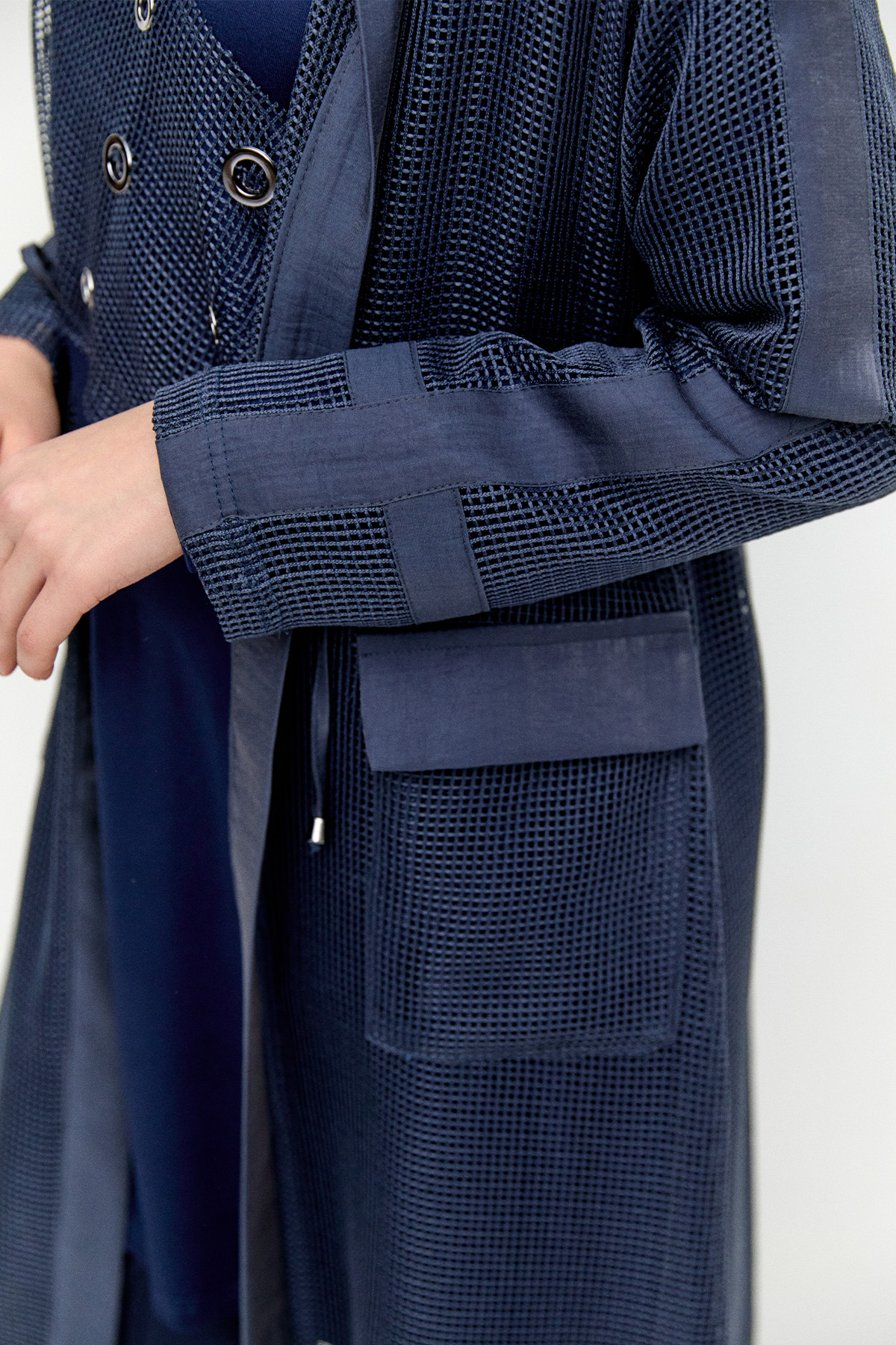 Fileli Geniş Yaka Twinset, Tesettür Giyim