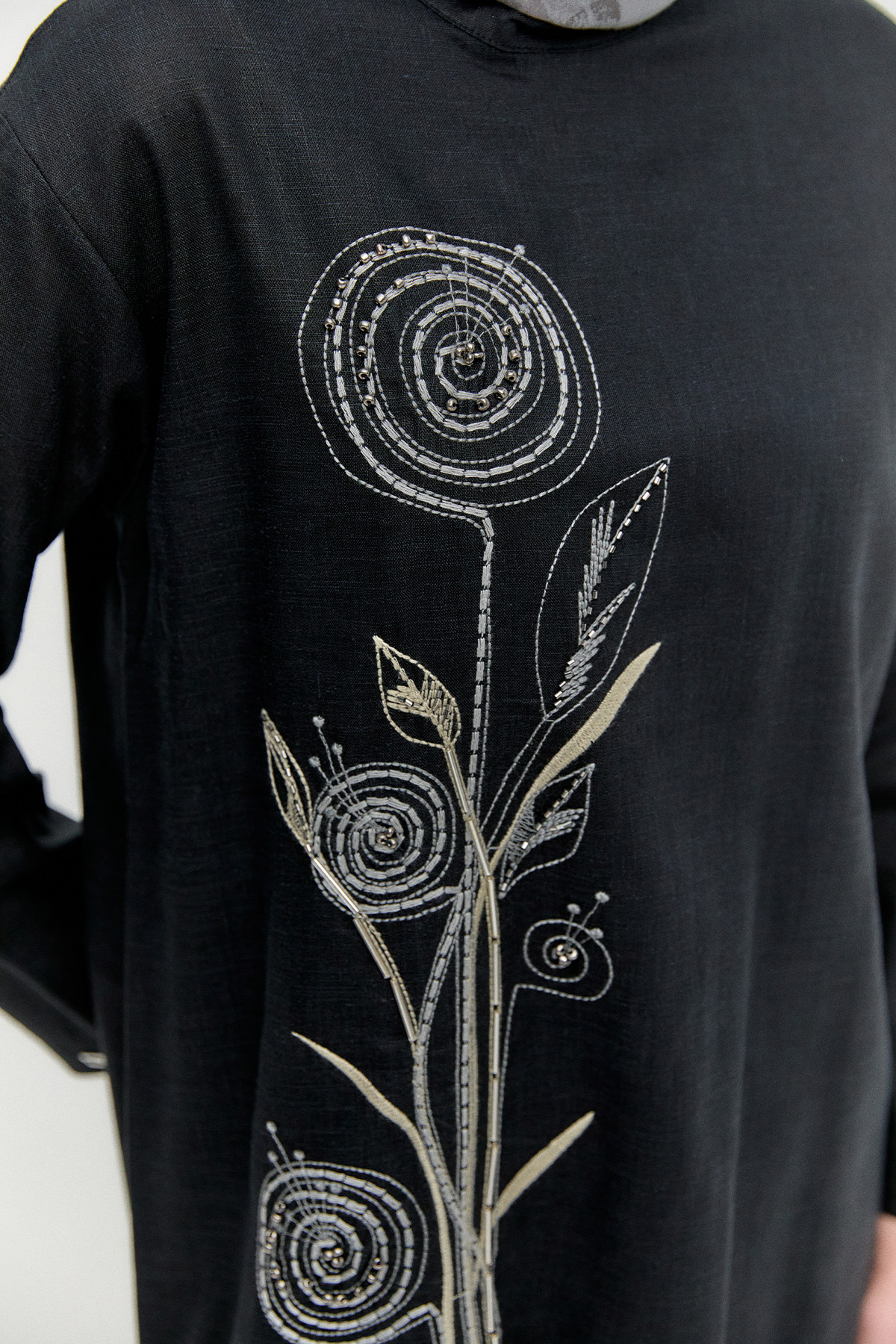 Doğal Kumaşlı Tunik, Tesettür Giyim