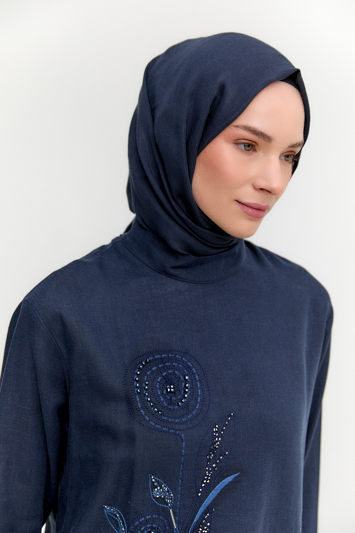 Doğal Kumaşlı Tunik, Tesettür Giyim