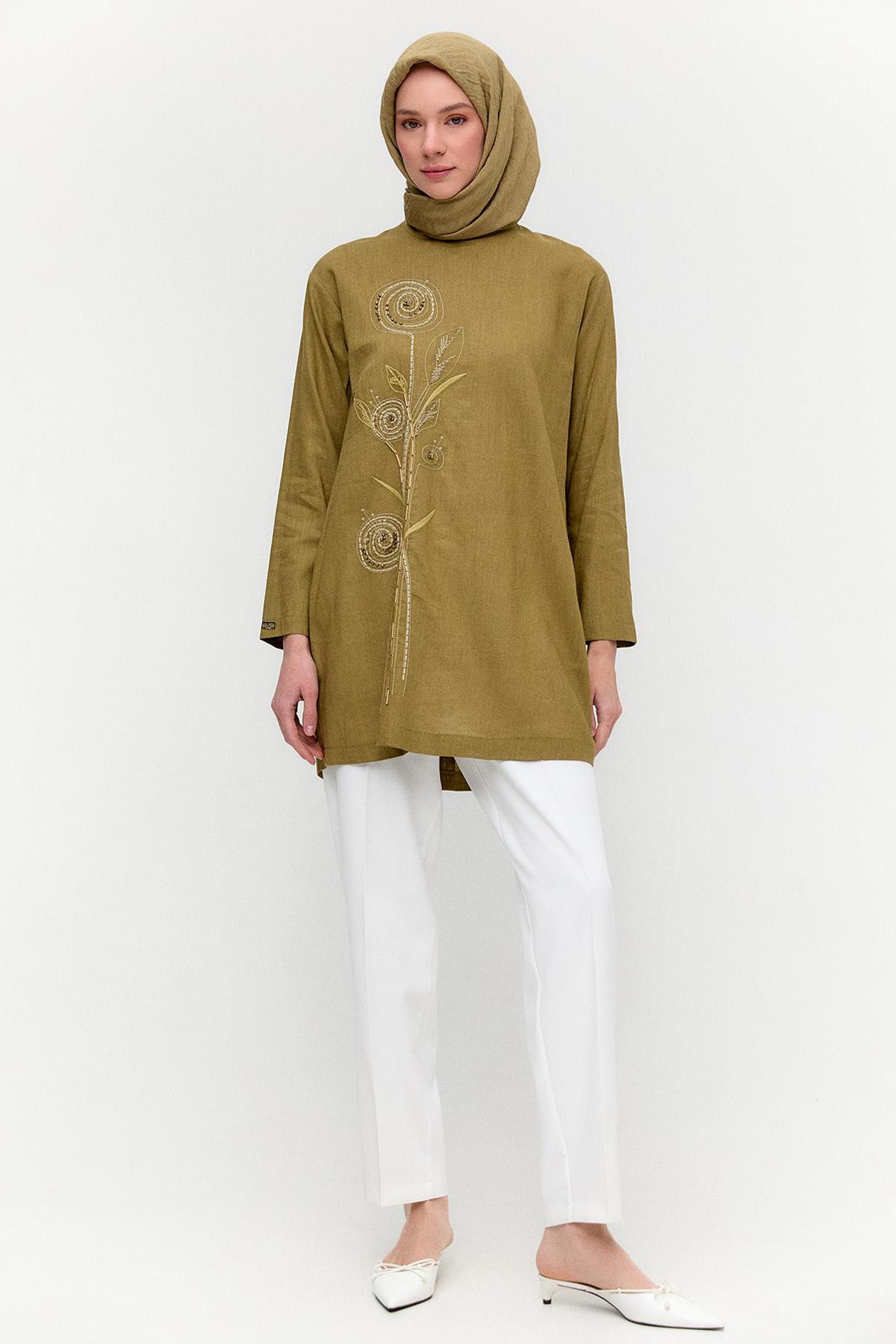 Doğal Kumaşlı Tunik, Tesettür Giyim