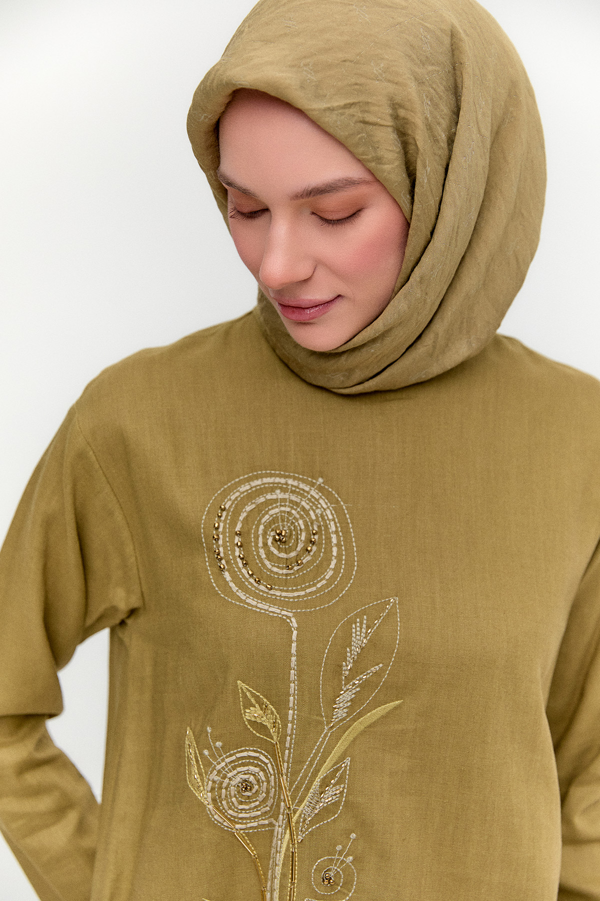 Doğal Kumaşlı Tunik, Tesettür Giyim