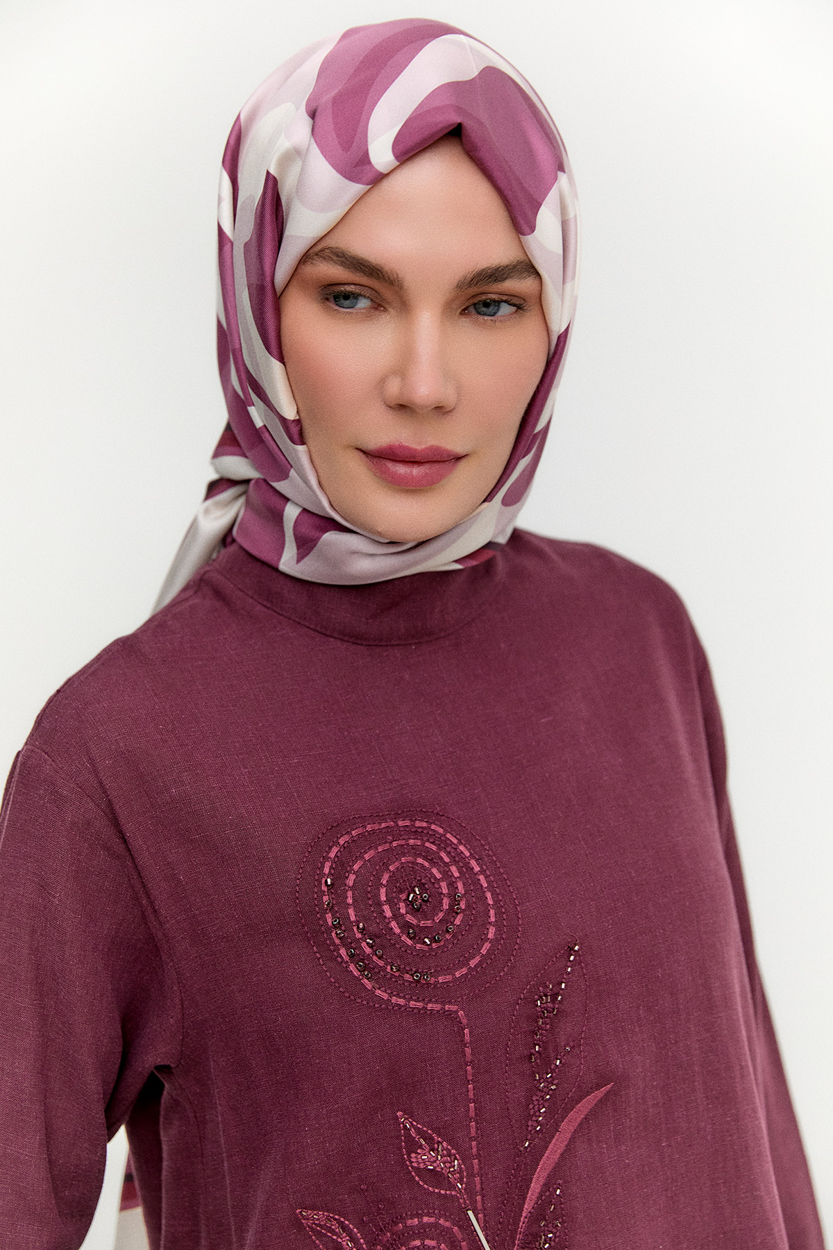 Doğal Kumaşlı Tunik, Tesettür Giyim