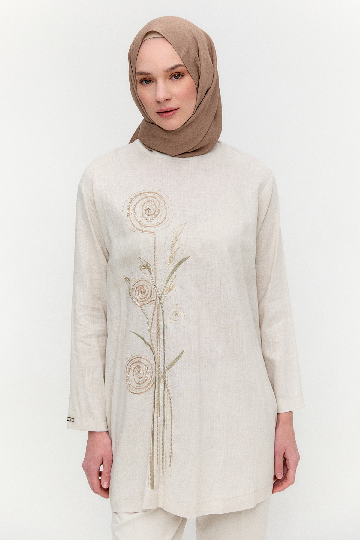 Doğal Kumaşlı Tunik, Tesettür Giyim