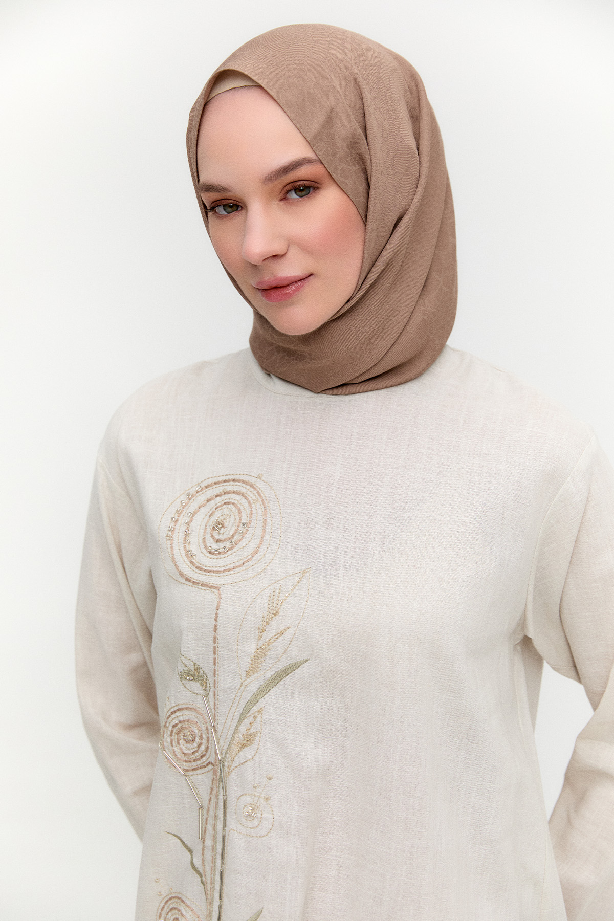 Doğal Kumaşlı Tunik, Tesettür Giyim