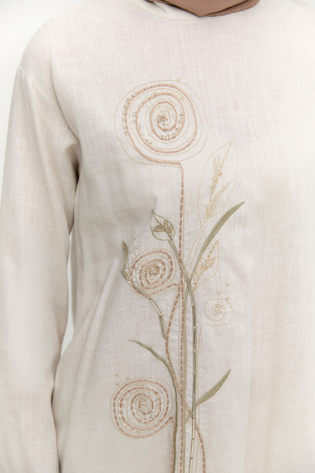 Doğal Kumaşlı Tunik, Tesettür Giyim