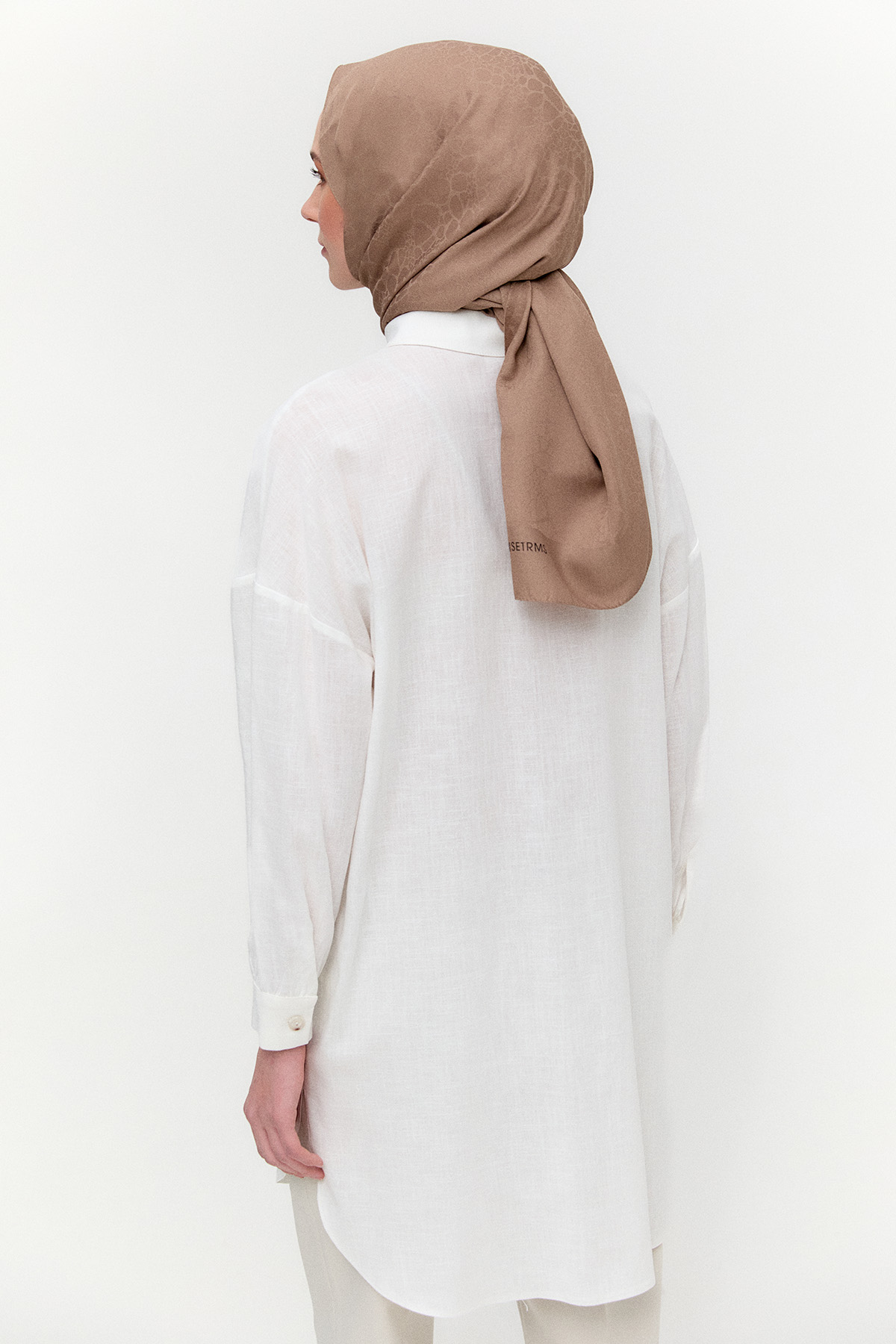 Payet İşlemeli Doğal Kumaş Tunik, Tesettür Giyim