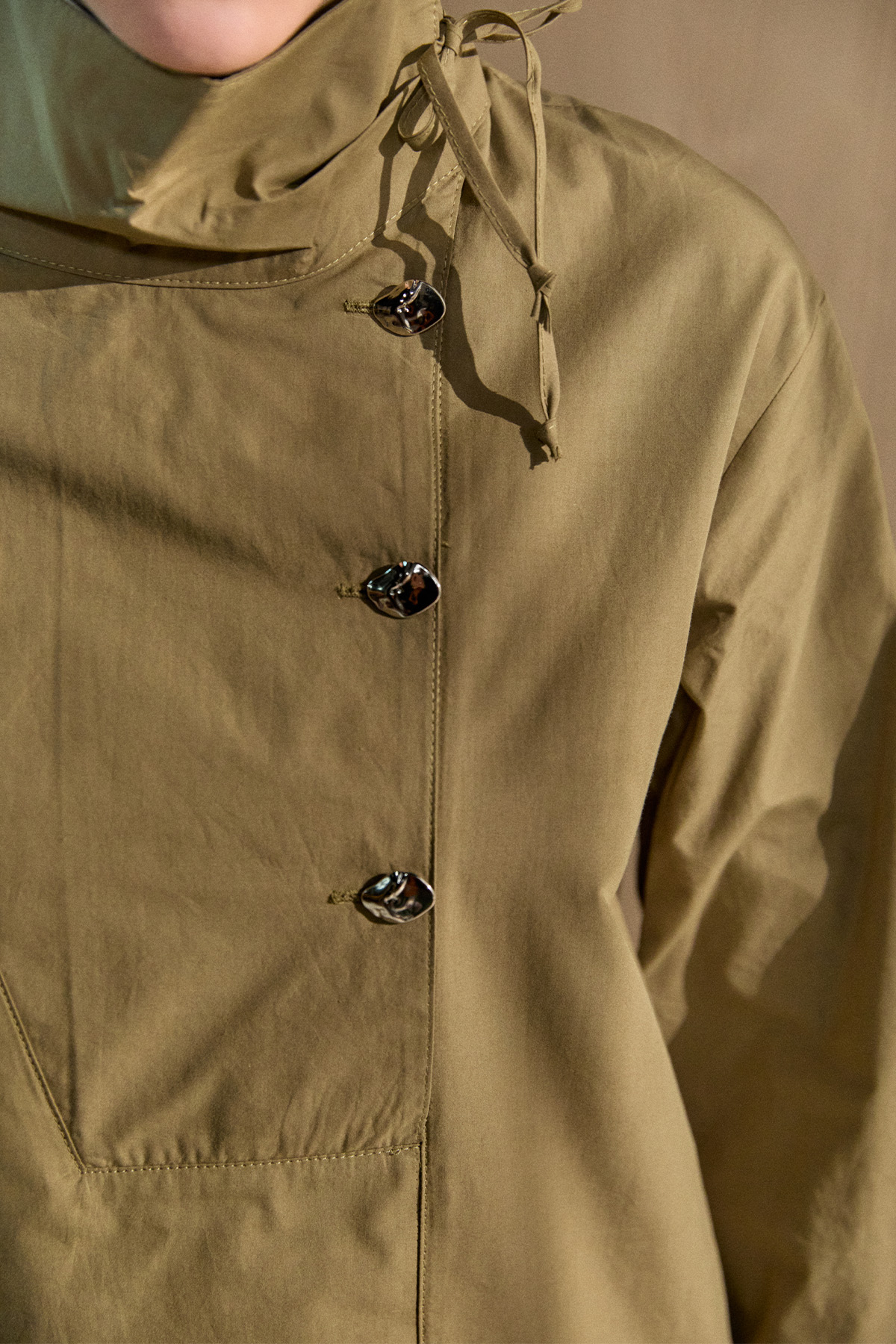 Yüksek Yakalı Pamuk Tunik, Tesettür Giyim