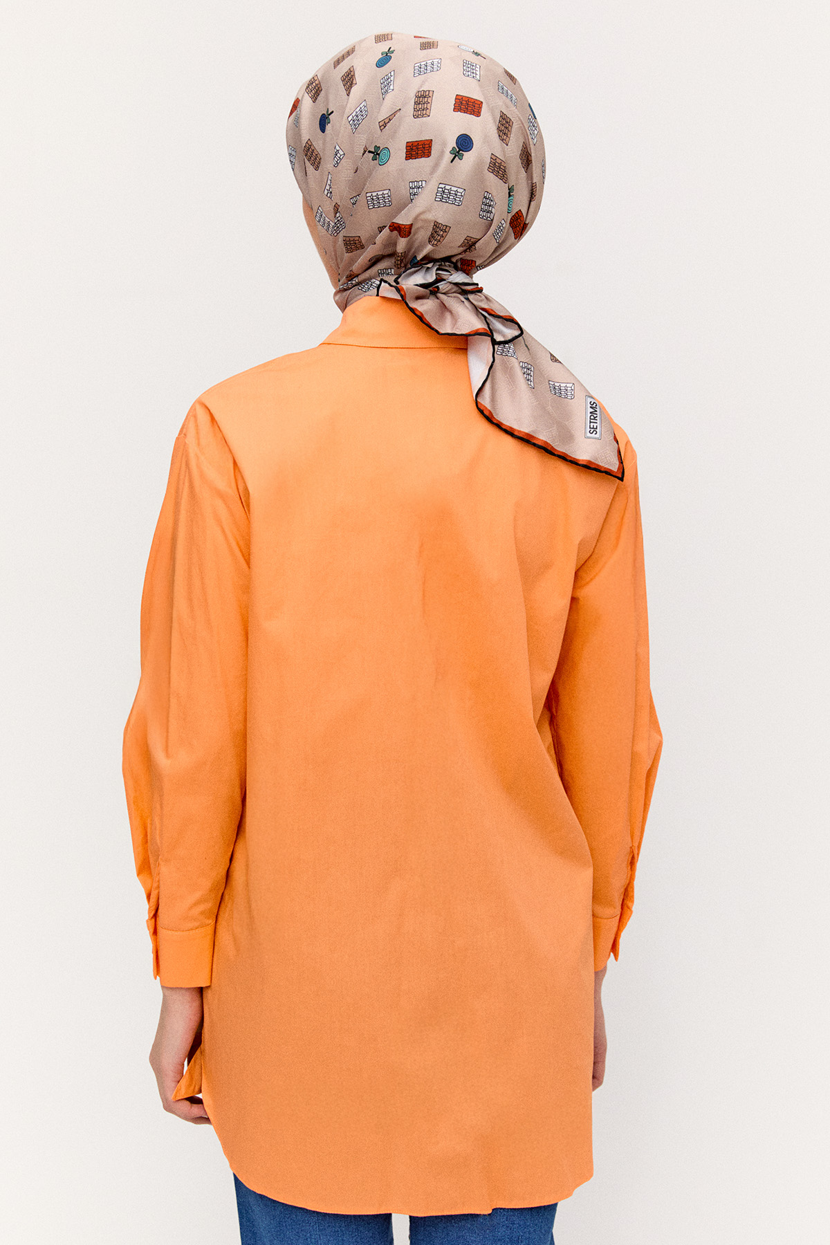 Fiyonklu Pamuk Tunik, Tesettür Giyim