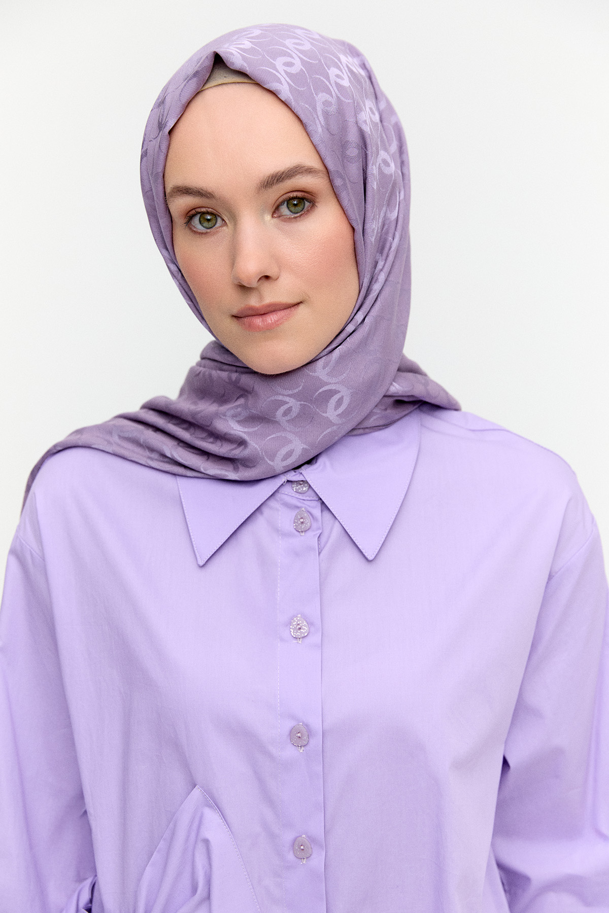 Fiyonklu Pamuk Tunik, Tesettür Giyim