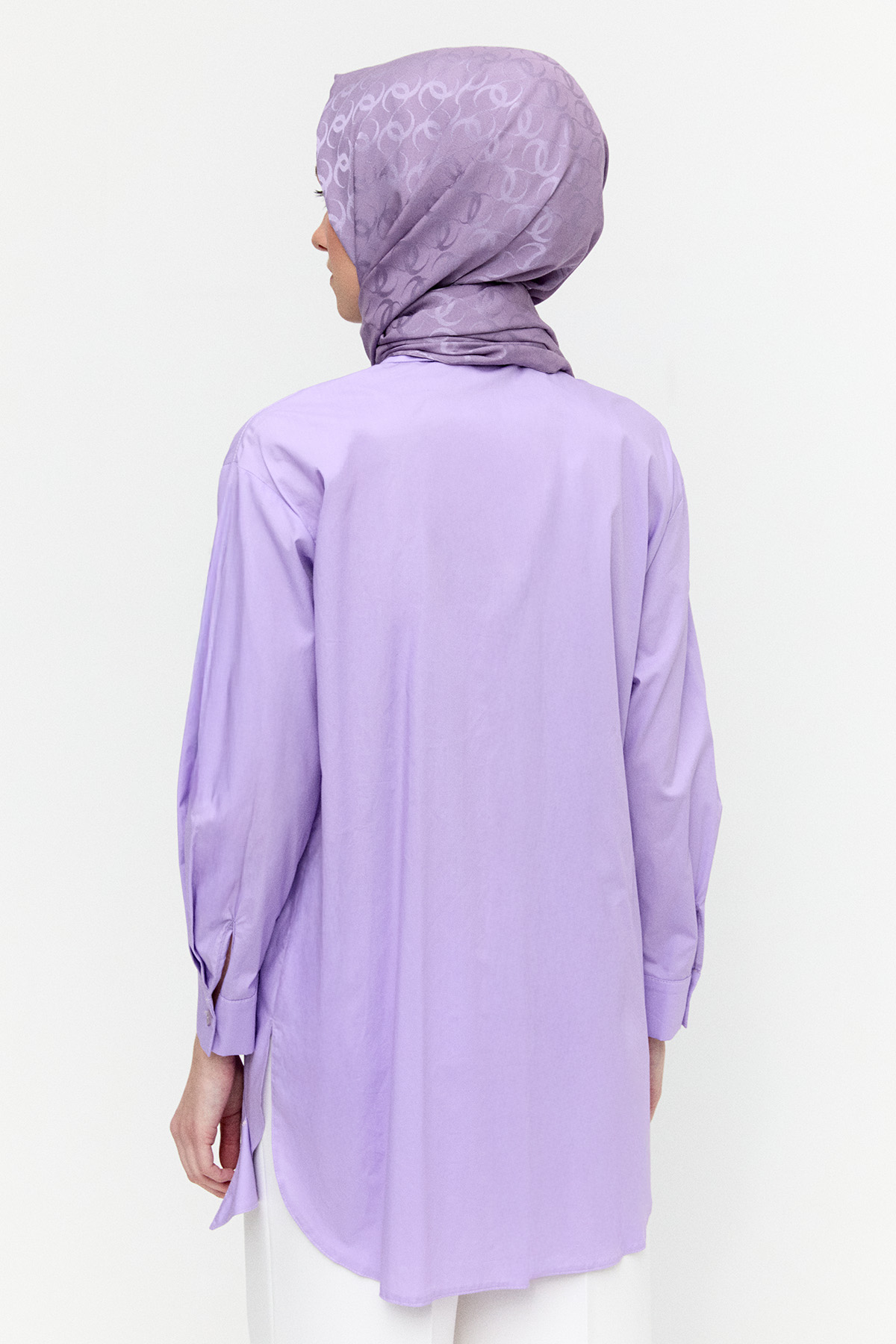 Fiyonklu Pamuk Tunik, Tesettür Giyim