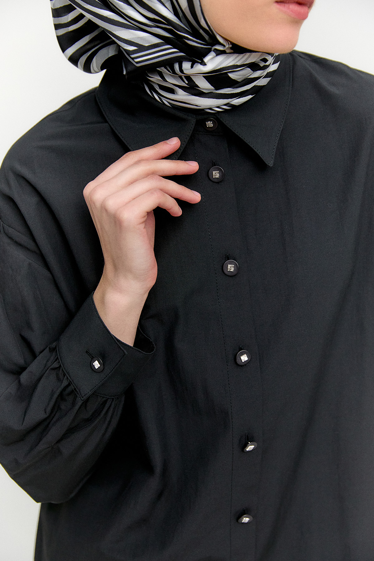 Bağcık Detaylı Tunik, Tesettür Giyim