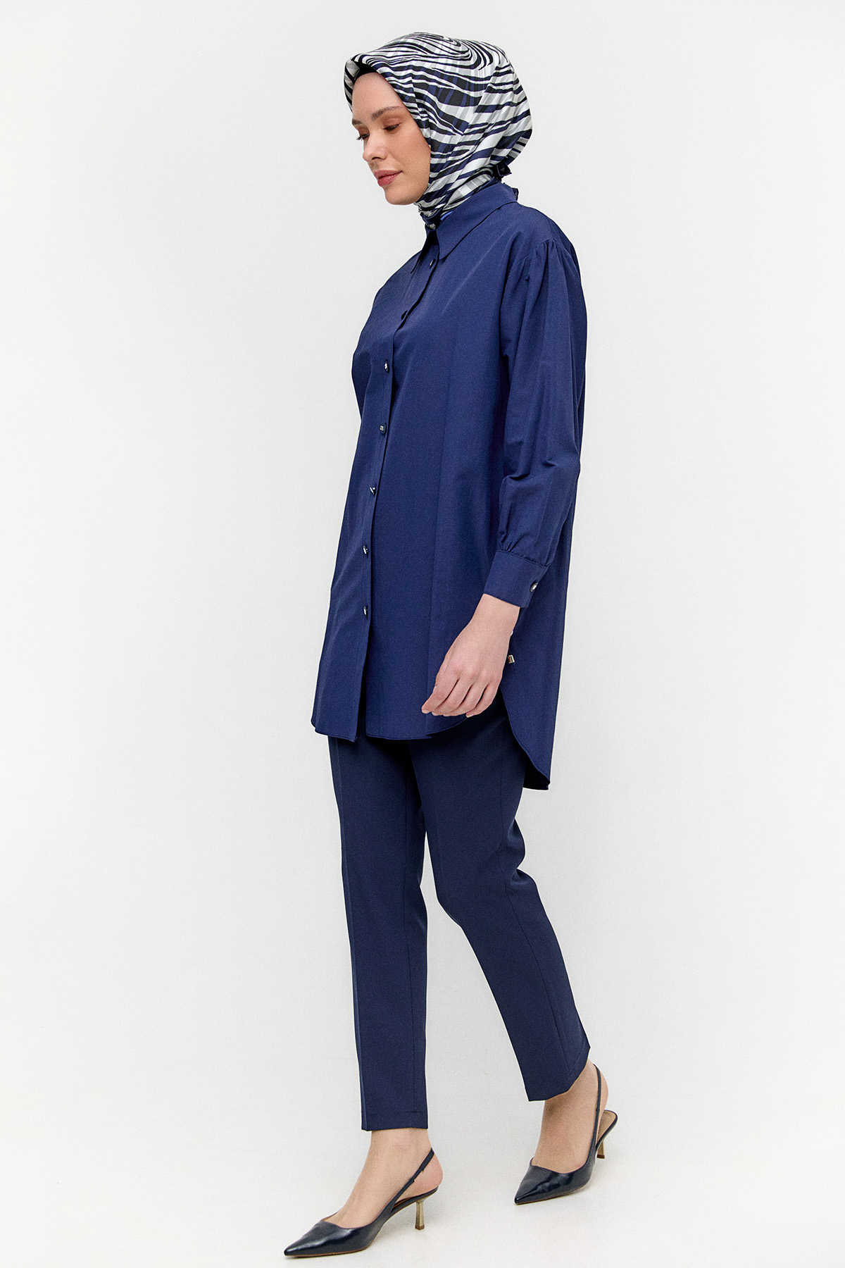 Bağcık Detaylı Tunik, Tesettür Giyim