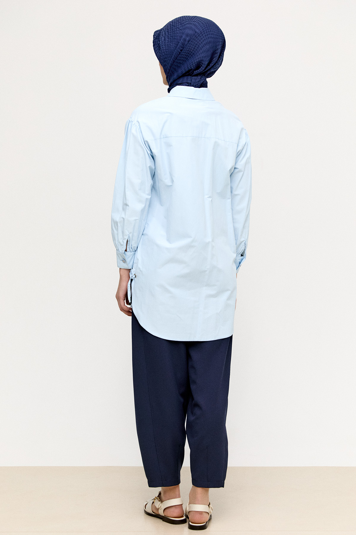 Bağcık Detaylı Tunik, Tesettür Giyim