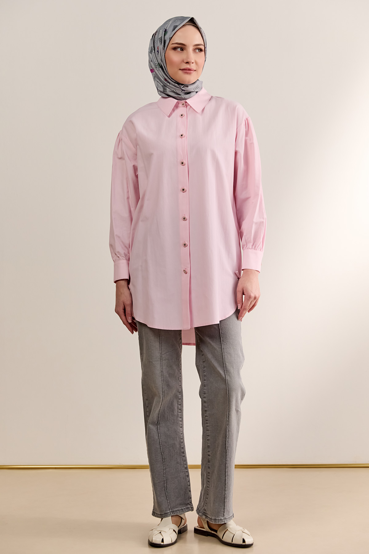 Bağcık Detaylı Tunik, Tesettür Giyim