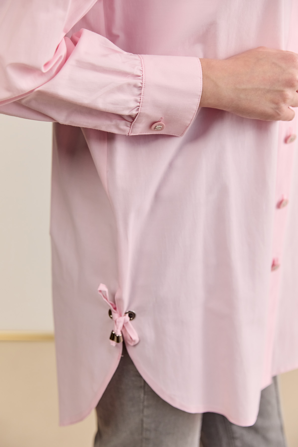 Bağcık Detaylı Tunik, Tesettür Giyim