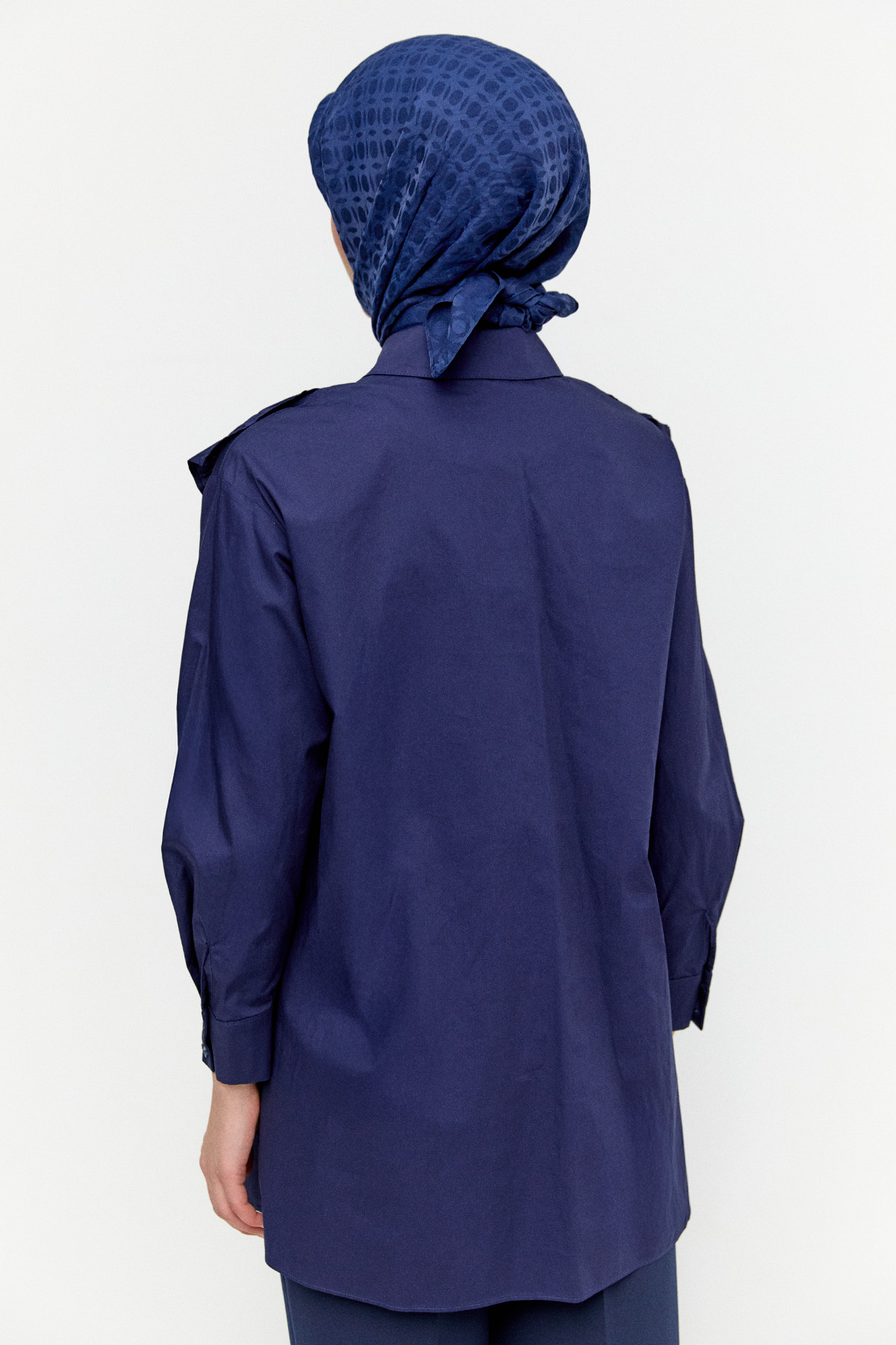 Volanlı Pamuk Tunik, Tesettür Giyim