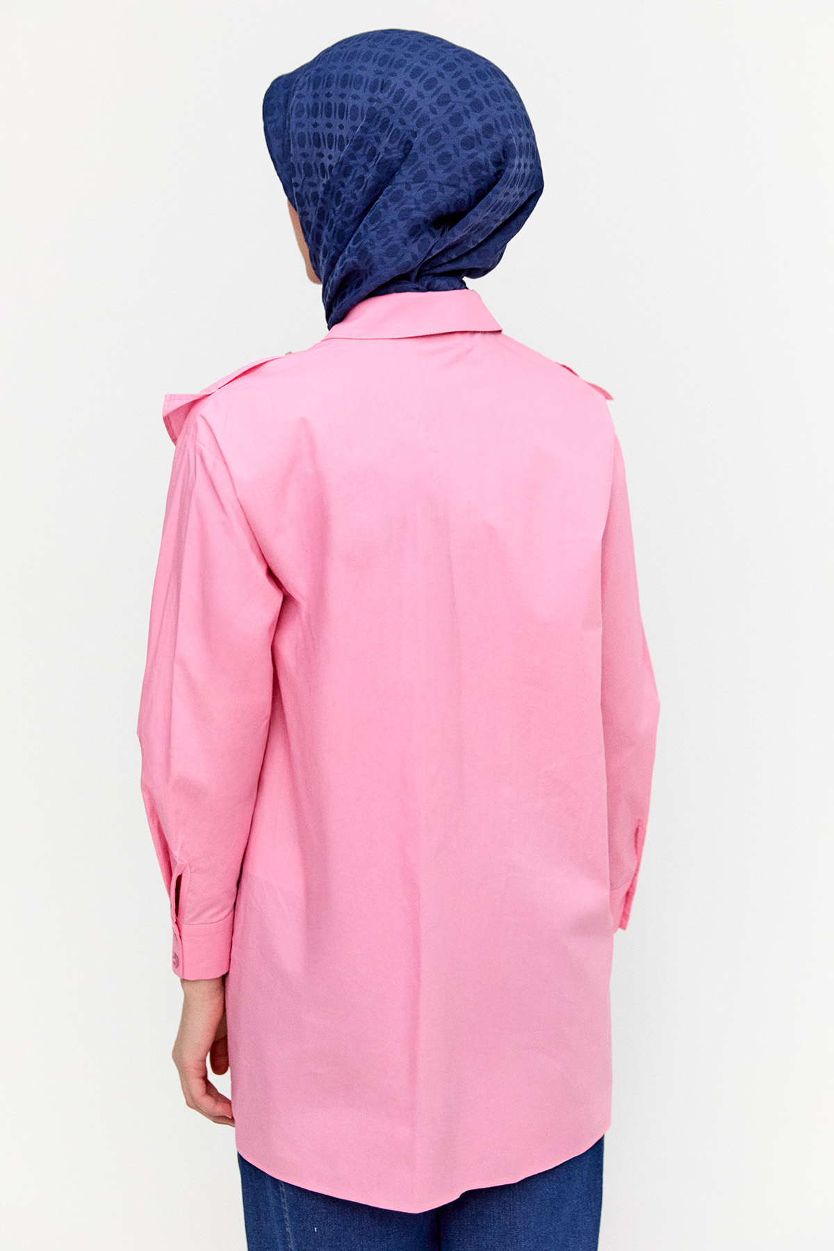 Volanlı Pamuk Tunik, Tesettür Giyim