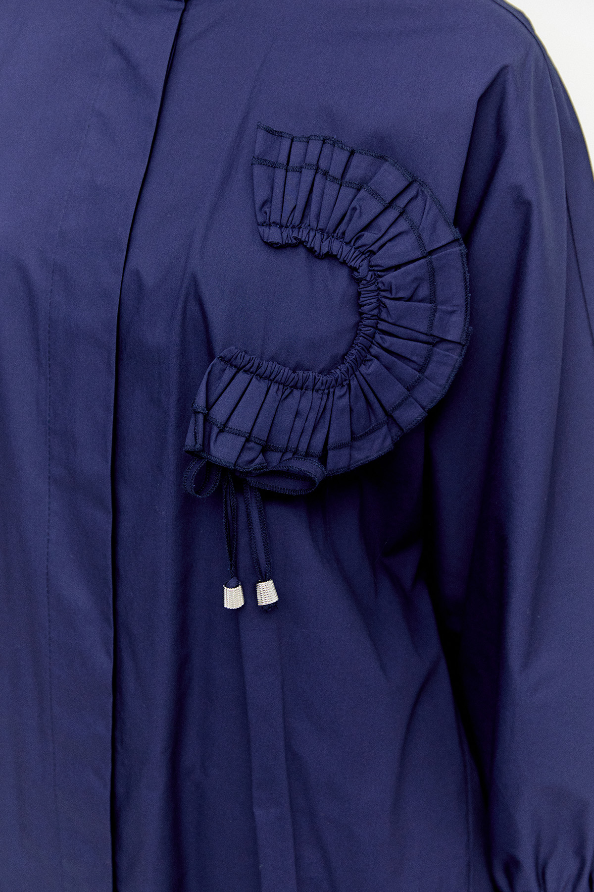 Yüksek Yakalı Pamuk Tunik, Tesettür Giyim