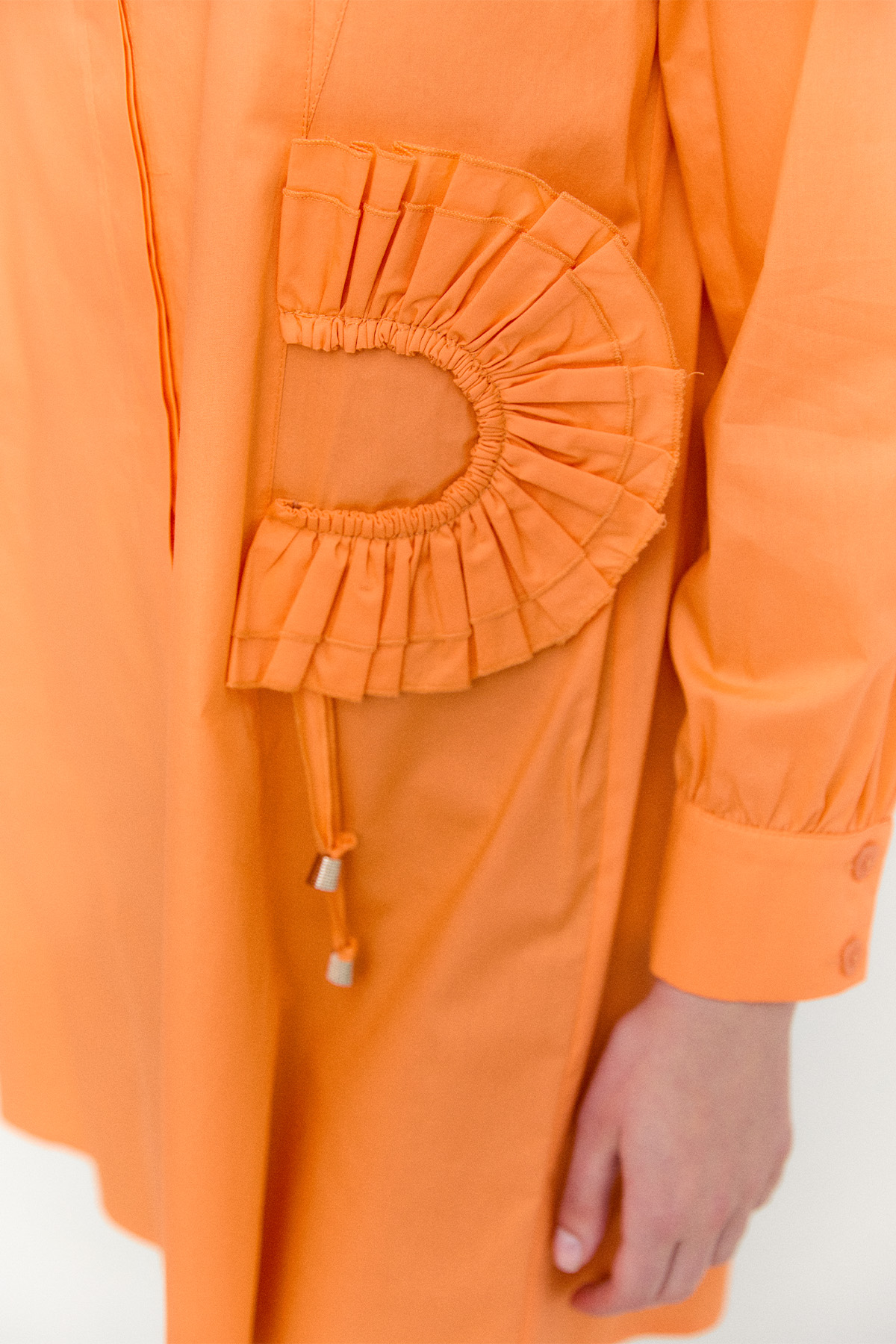 Volan Aplikeli Pamuk Tunik, Tesettür Giyim