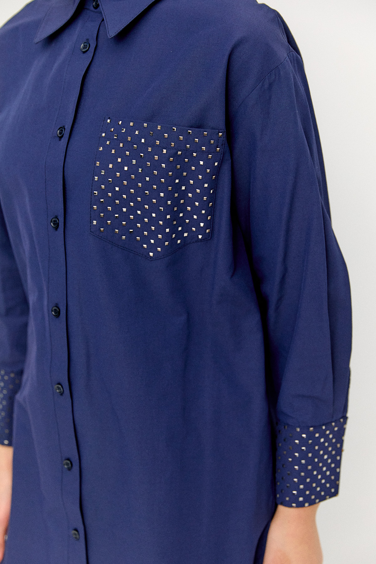 Hotfix Baskılı Pamuklu Tunik, Tesettür Giyim