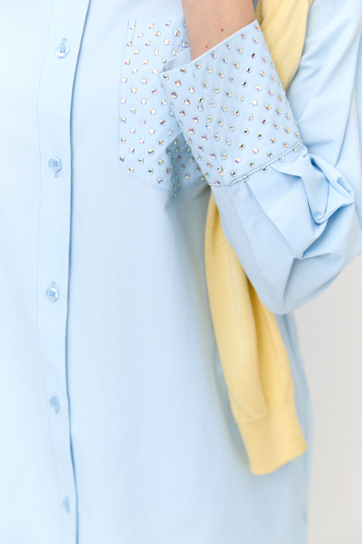 Hotfix Baskılı Pamuklu Tunik, Tesettür Giyim